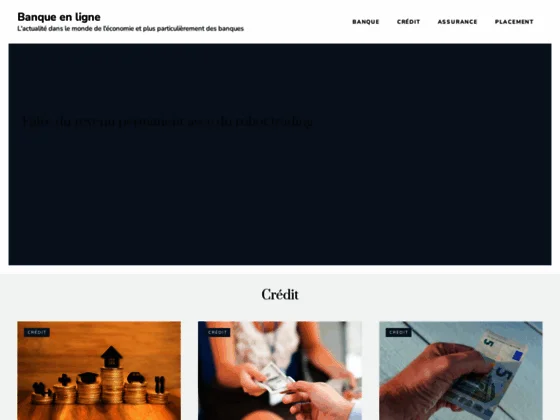 Services bancaires sur internet