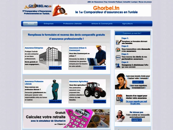 Assurance pour les entreprises en Tunisie: devis personnalisé selon votre profession