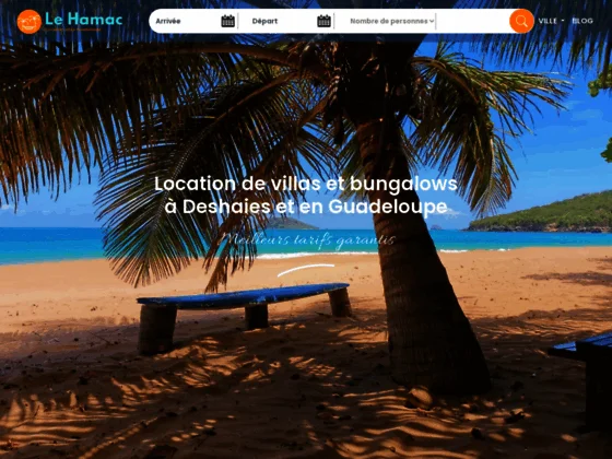 Location guadeloupe, location villa guadeloupe - Le Hamac
