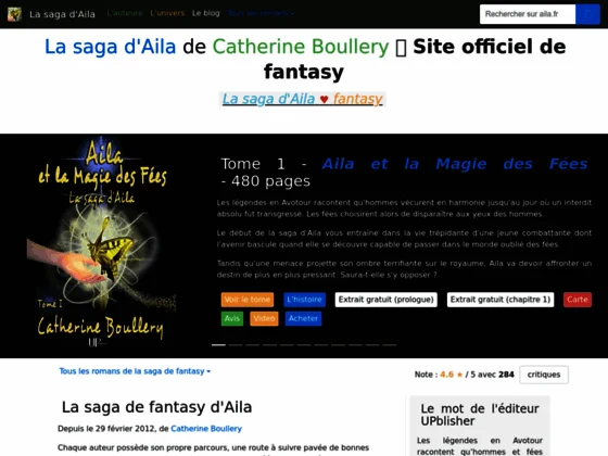 Livres de FANTASY - La saga d'Aila - Catherine Boullery