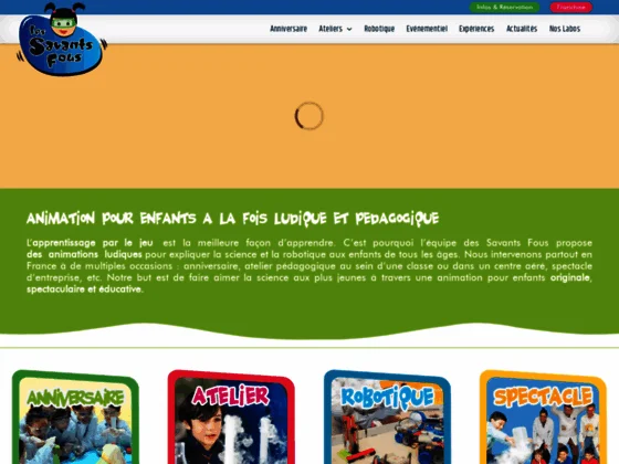 Les Savants Fous, organisateur d'animation anniversaire pour enfants