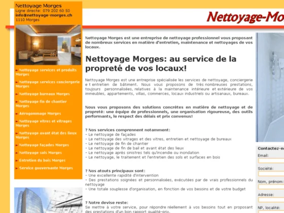 Nettoyages à Morges et région de La Côte
