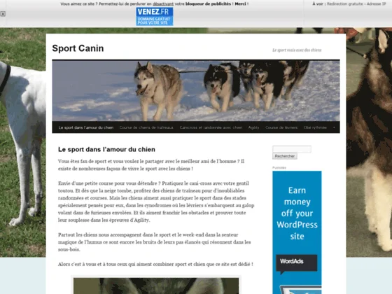 Sport Canin | Le sport dans l'amour du chien