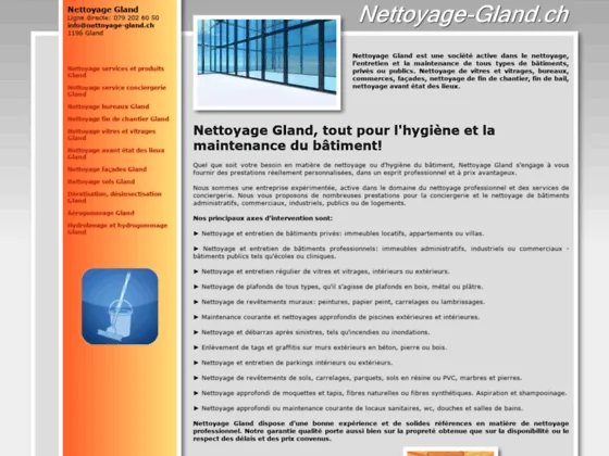 Nettoyage et conciergerie - Gland (La Côte)