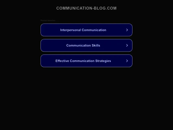 Blog de la communication