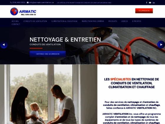 Entretien et nettoyage ventilation systématique