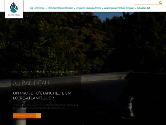 Au bac d'eau, gouttières et toit-terrasses