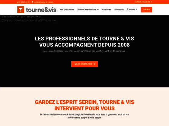 Tourne&Vis, spécialiste du bricolage à domicile à Paris