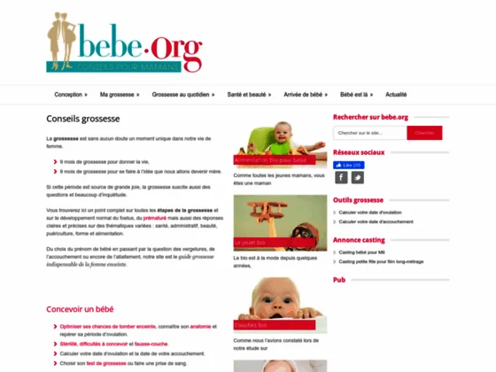 Bebe.org guide grossesse