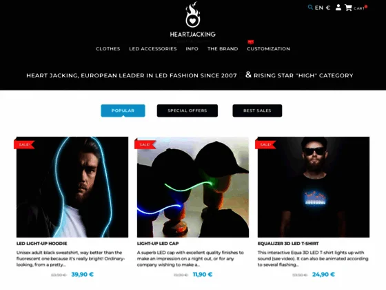 T-Shirts Luminescents Et Casquette Graff Tendance