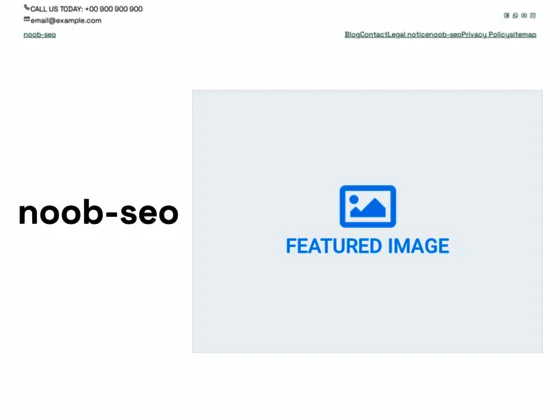 NoobSEO le Blog amateur