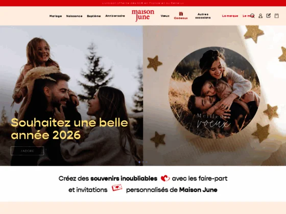 le site www.fairepart-unicef.fr