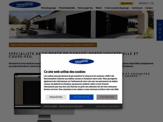 Porte de garage sectionnelle