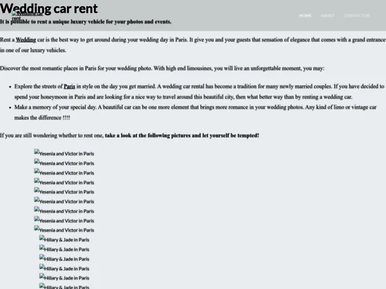 Le site web de location limousine marseille