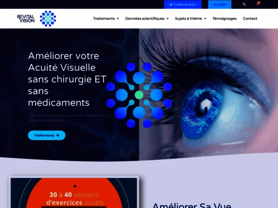 Traitement de la basse vision par RevitalVision