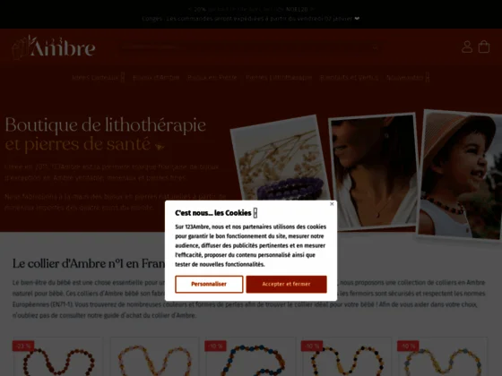 bijoux en ambre pas cher