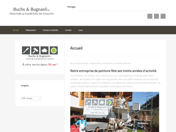 Peintre en bâtiment: Buchs et Bugnard SA