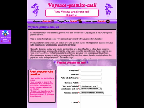 Voyance gratuite en ligne par mail direct