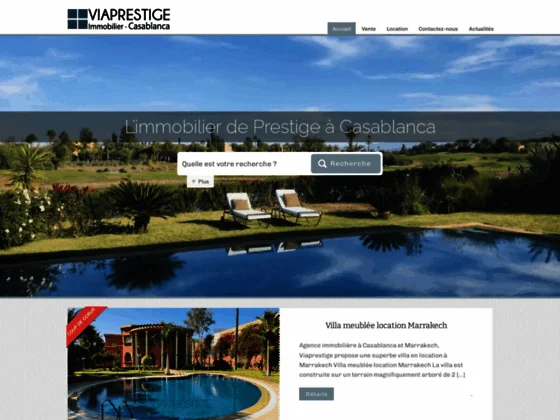 Viaprestige Casablanca, spécialiste de l'immobilier casablanca