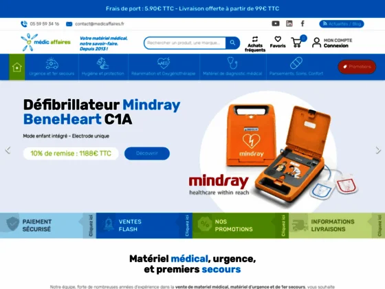 Medic Affaires, spécialiste en equipement medical