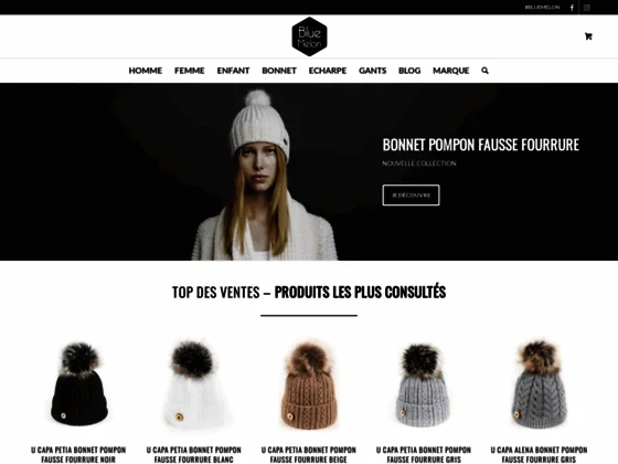 e-shop spécialisé dans la vente de bonnet