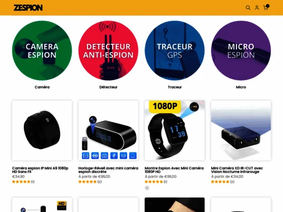 Micro stylo et caméras espions chez macameraespion.com