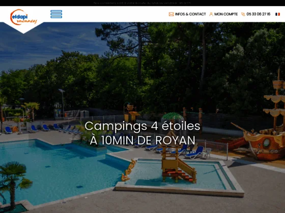 Eldapi Vacances - Campings 4 étoiles