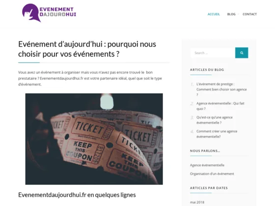 Organisation d'événements et de loisirs