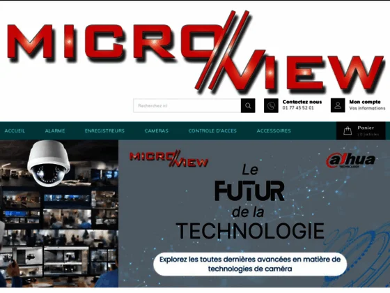 Boutique de caméras de videosurveillance