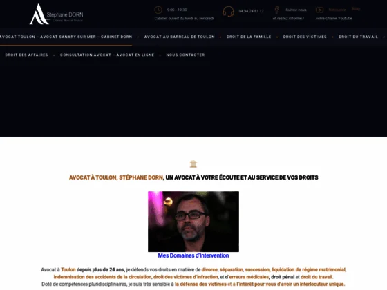 Cabinet d'avocat de Stéphane Dorn