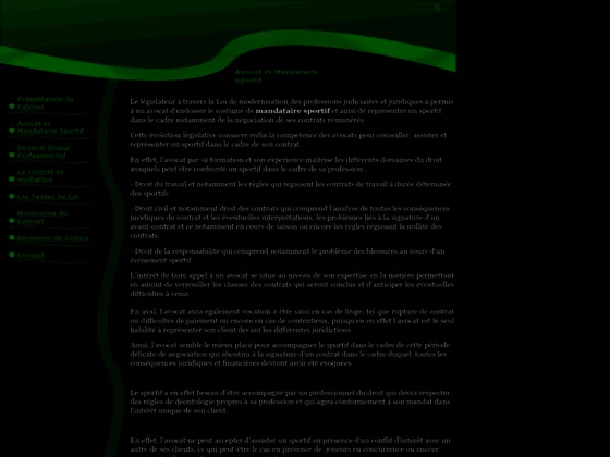 Cabinet d'avocat représentant de sportifs