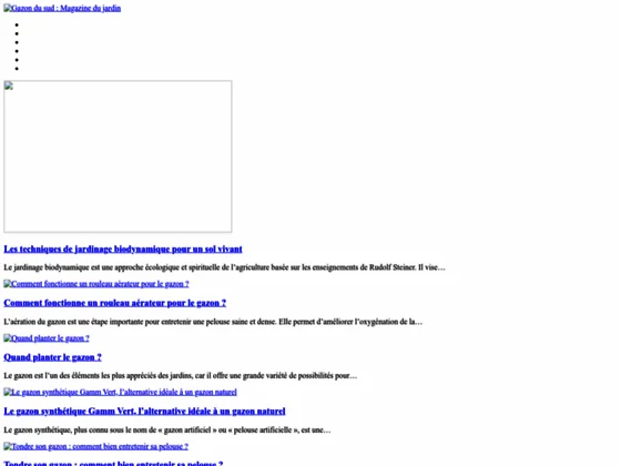 Pelouse synthétique