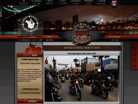 Votre voyage sur la route 66 a moto