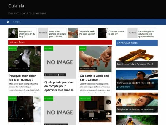 Oulalala – votre site d’information gratuit