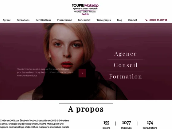 Cours de maquillage paris