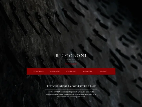 Couvreur à Paris - Entreprise de couverture Riccoboni