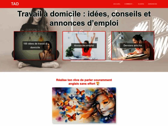 travail à domicile sérieux