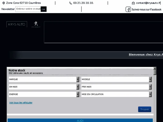 Garage automobile Peugeot à Lens (62)