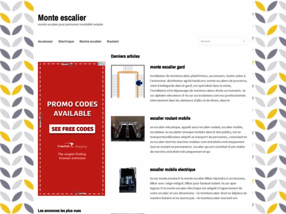 Guide du monte escalier