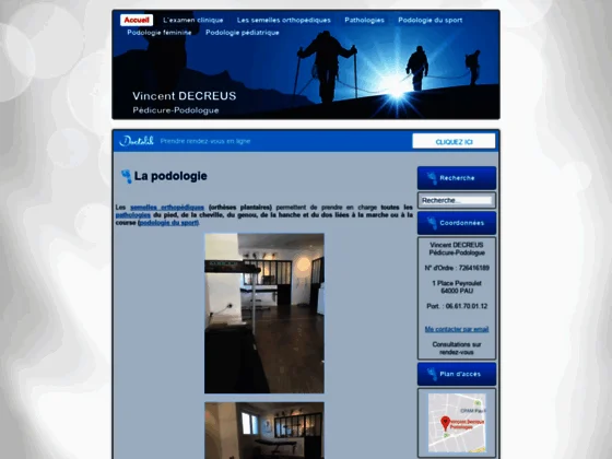 Cabinet de Vincent Decreus, podologue à Pau