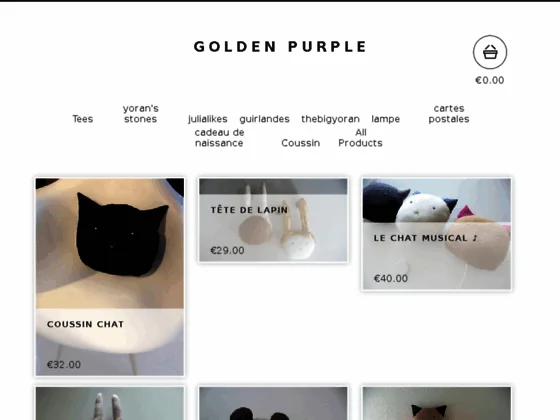 GOLDEN PURPLE – cadeaux de naissance