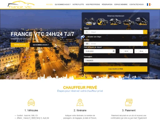 Airportcab - Transports de personnes 24h/24 et 7j/7
