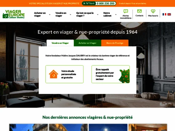 Immobilier viager Viager-Europe.com