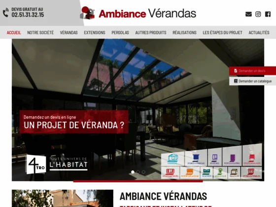 Ambiance Véranda : artisan spécialiste en véranda aluminium