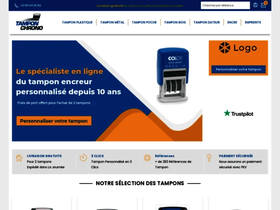 Tampon Chrono – tampon professionnel