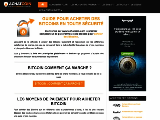 Comment acheter des bitcoins en ligne
