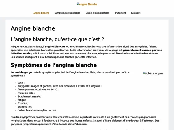 Angine blanche