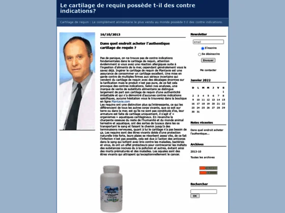 Ou acheter le cartilage de requin