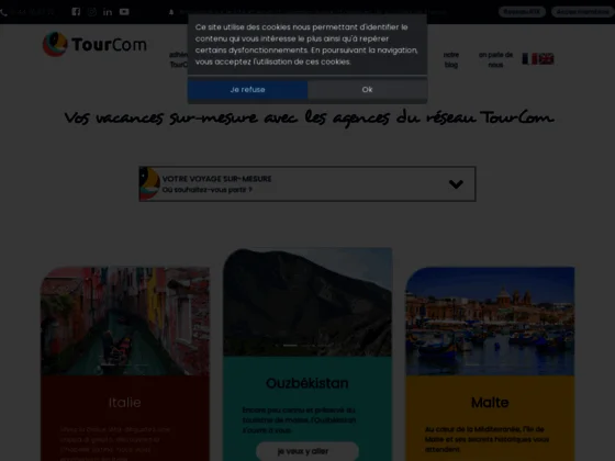 Réseau d'agences de voyages Tourcom