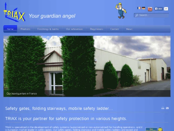 le site www.triax-securite.com